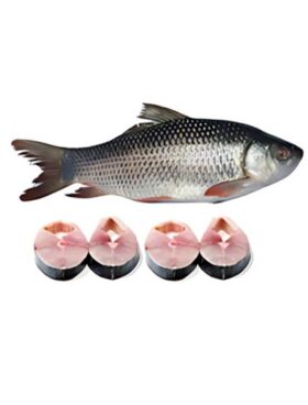 Ruhi Fish-1kg / Andhra (Cut Piece)