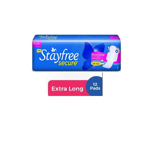 .Stayfree Secure-XL 6 Pads (Cottony)