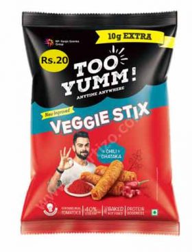 Chips Too Yumm Veggie Stix Chili Chataka 50g