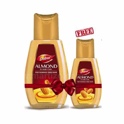 Dabur Almond Hair Oil (Free With Dabur Almond Hair Oil 100ml) -