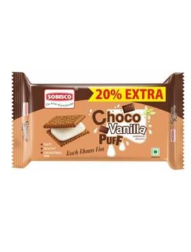 ..Sobisco Choco Vanilla Puff 125g