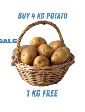 Buy 4 kg Potato Get 1 Kg Potato FREE