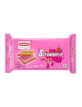 ..Sobisco Strawberry Puff 125g