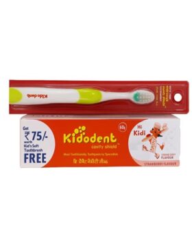 ..Kidodent Cavity Shield Strawberry Flavour 60g (Most Trusted kids Toothpaste by Specialist