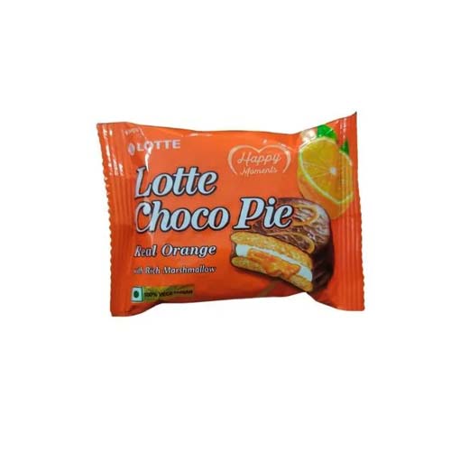 .Lotte Choco Pie Real Orange 25g