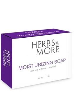..Herbs & More Moisturizing Body Soap 75g (Aloe Vera + Walnut + Vitamin E)